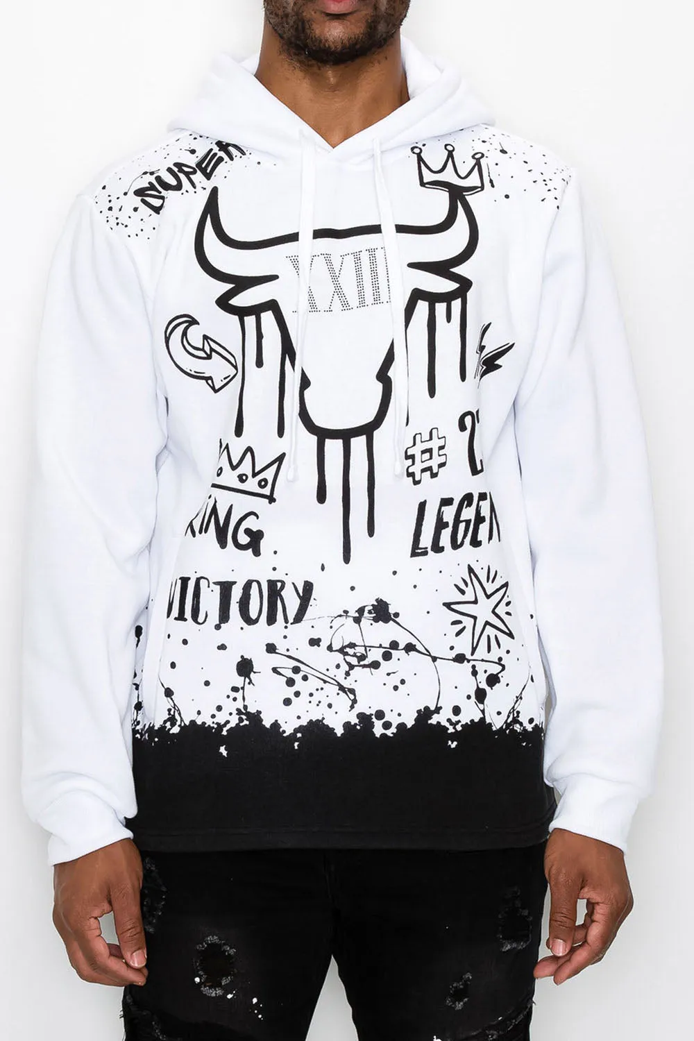 23 Legend Graffiti Pullover Hoodie