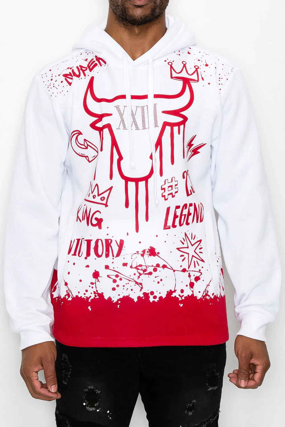 23 Legend Graffiti Pullover Hoodie