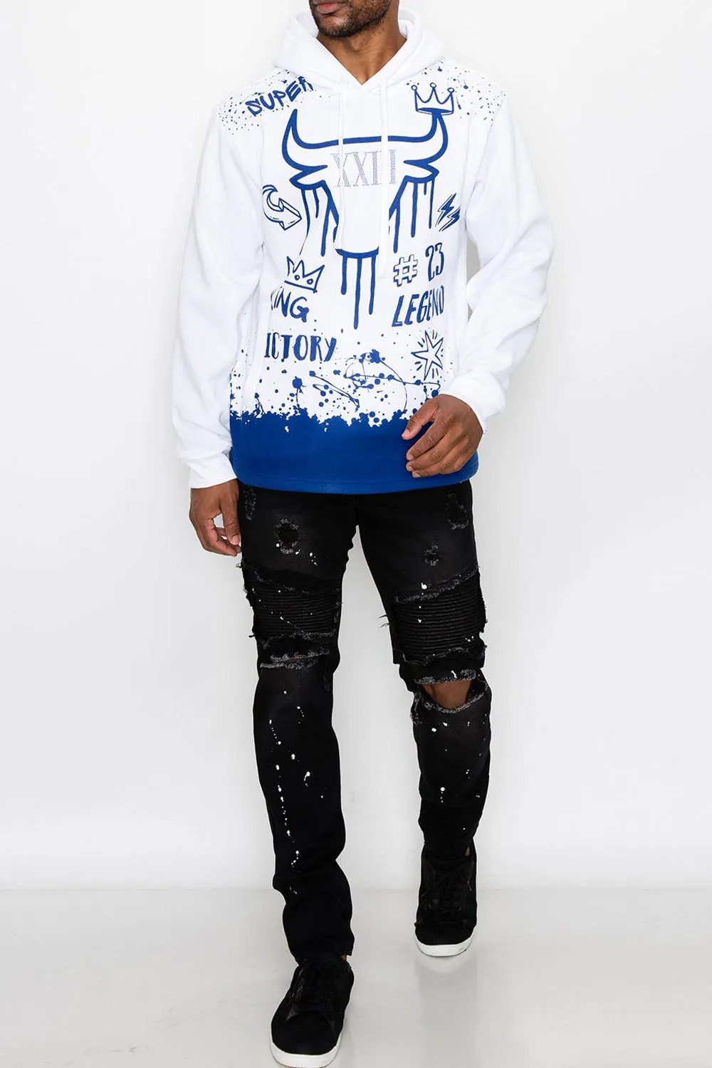 23 Legend Graffiti Pullover Hoodie