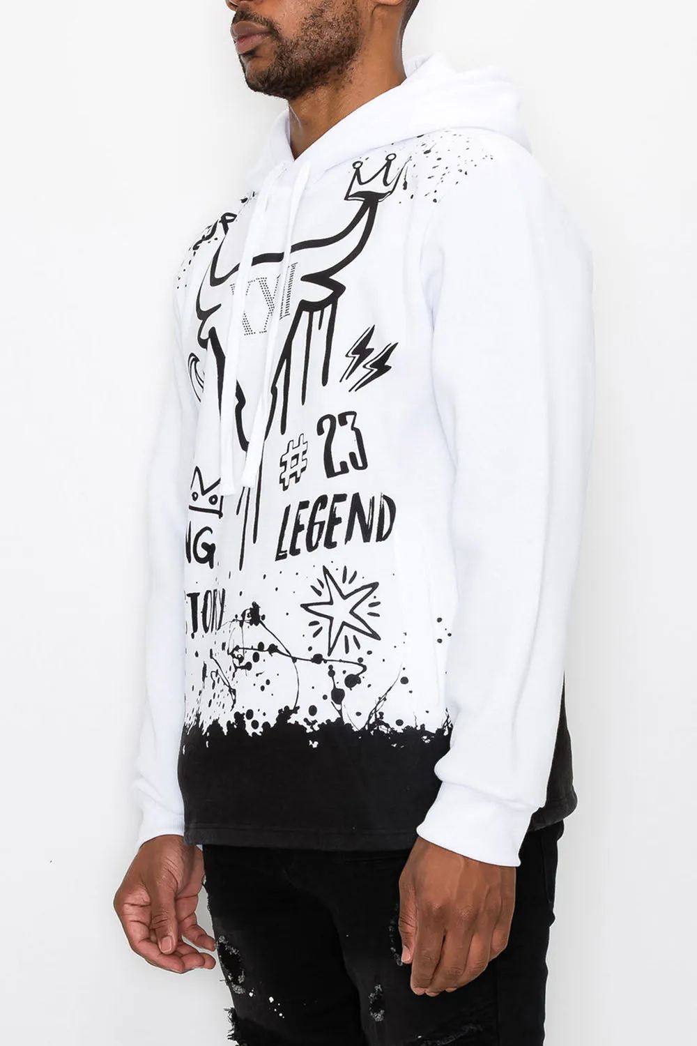 23 Legend Graffiti Pullover Hoodie