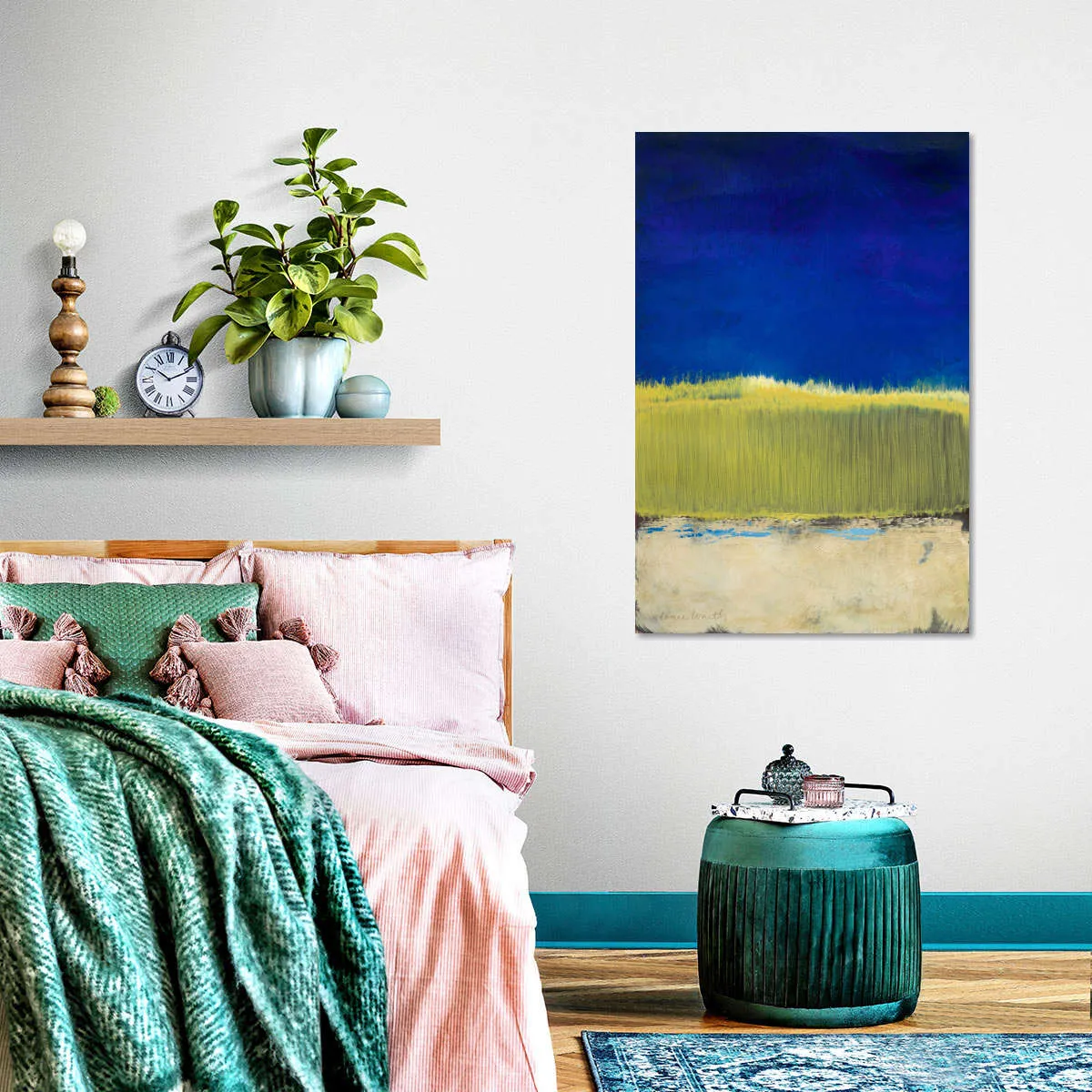 A Blue Lagoon I Wall Art