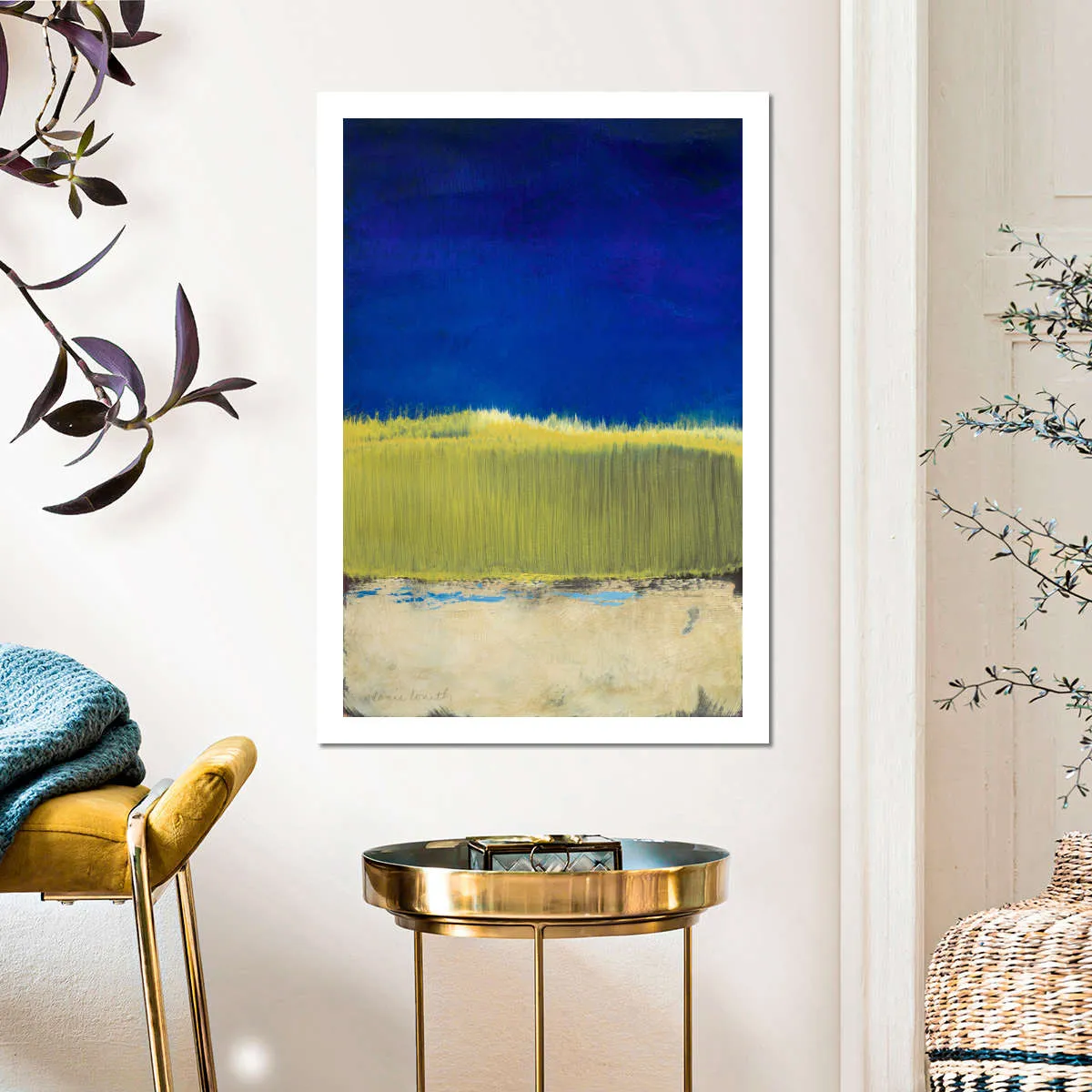 A Blue Lagoon I Wall Art