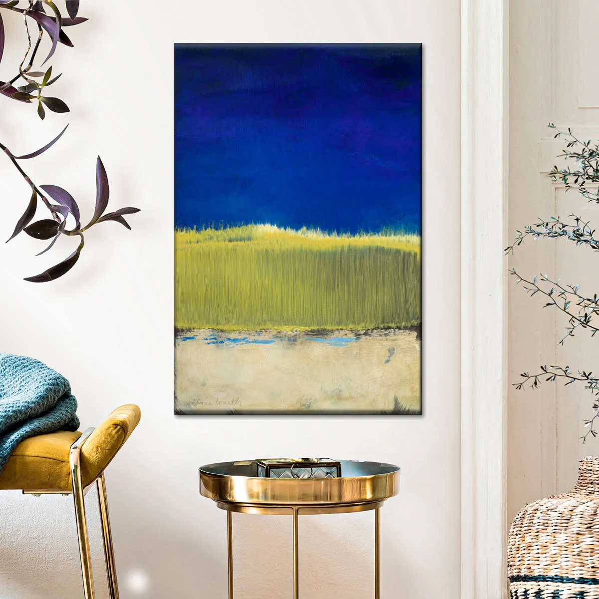 A Blue Lagoon I Wall Art