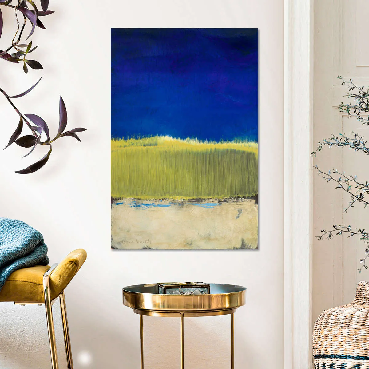 A Blue Lagoon I Wall Art