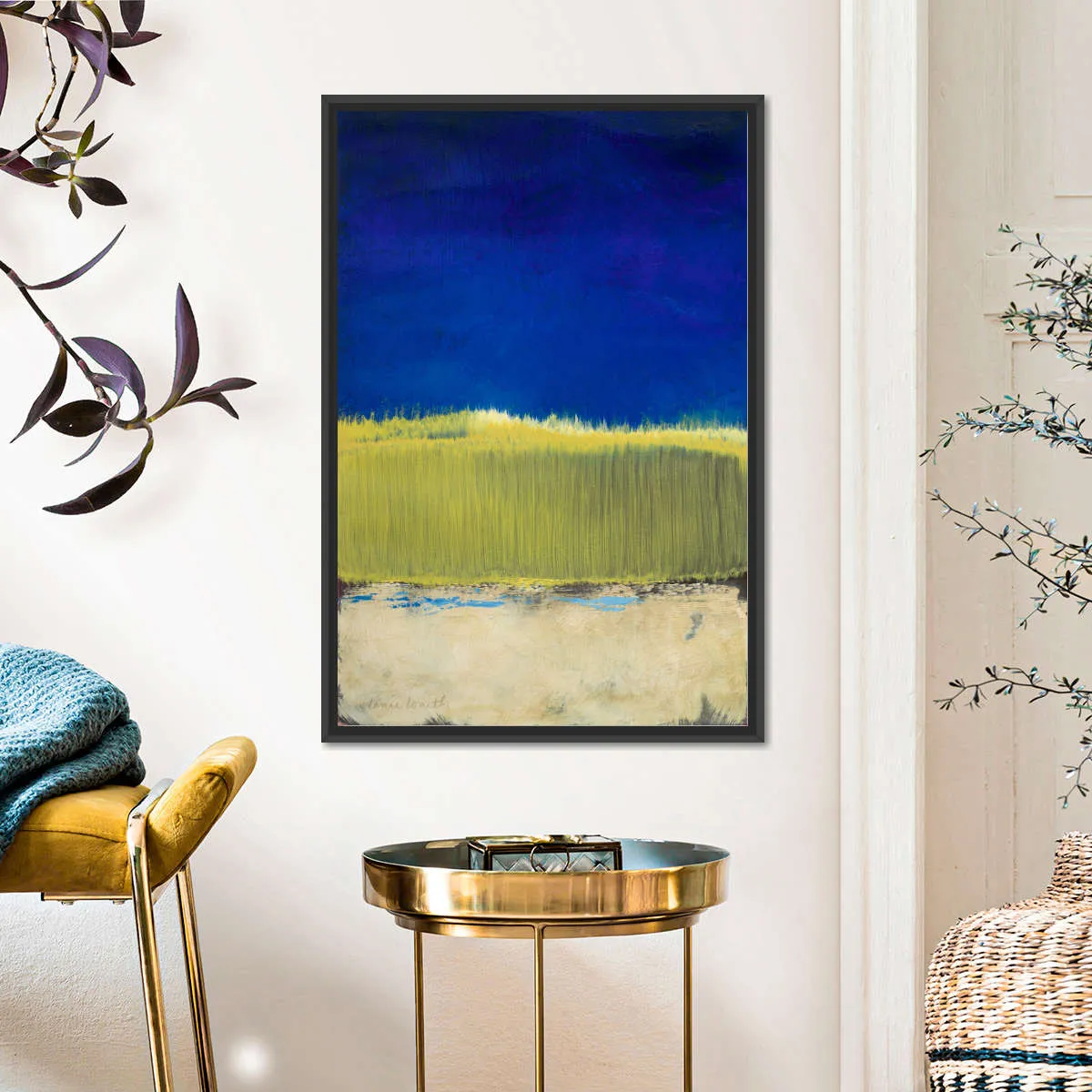 A Blue Lagoon I Wall Art