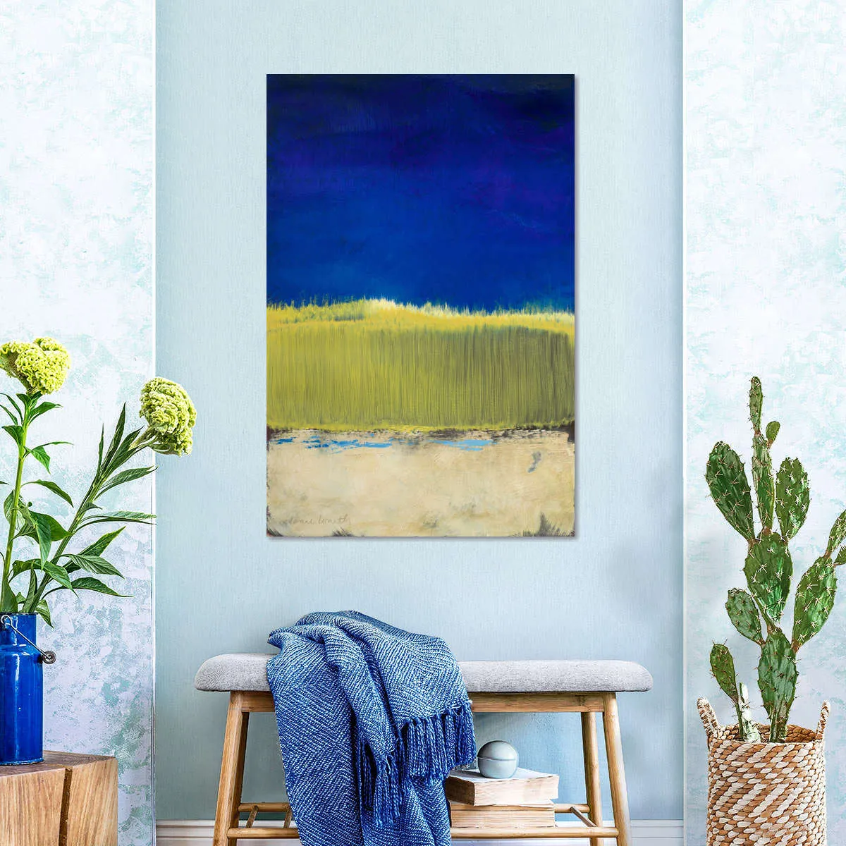 A Blue Lagoon I Wall Art