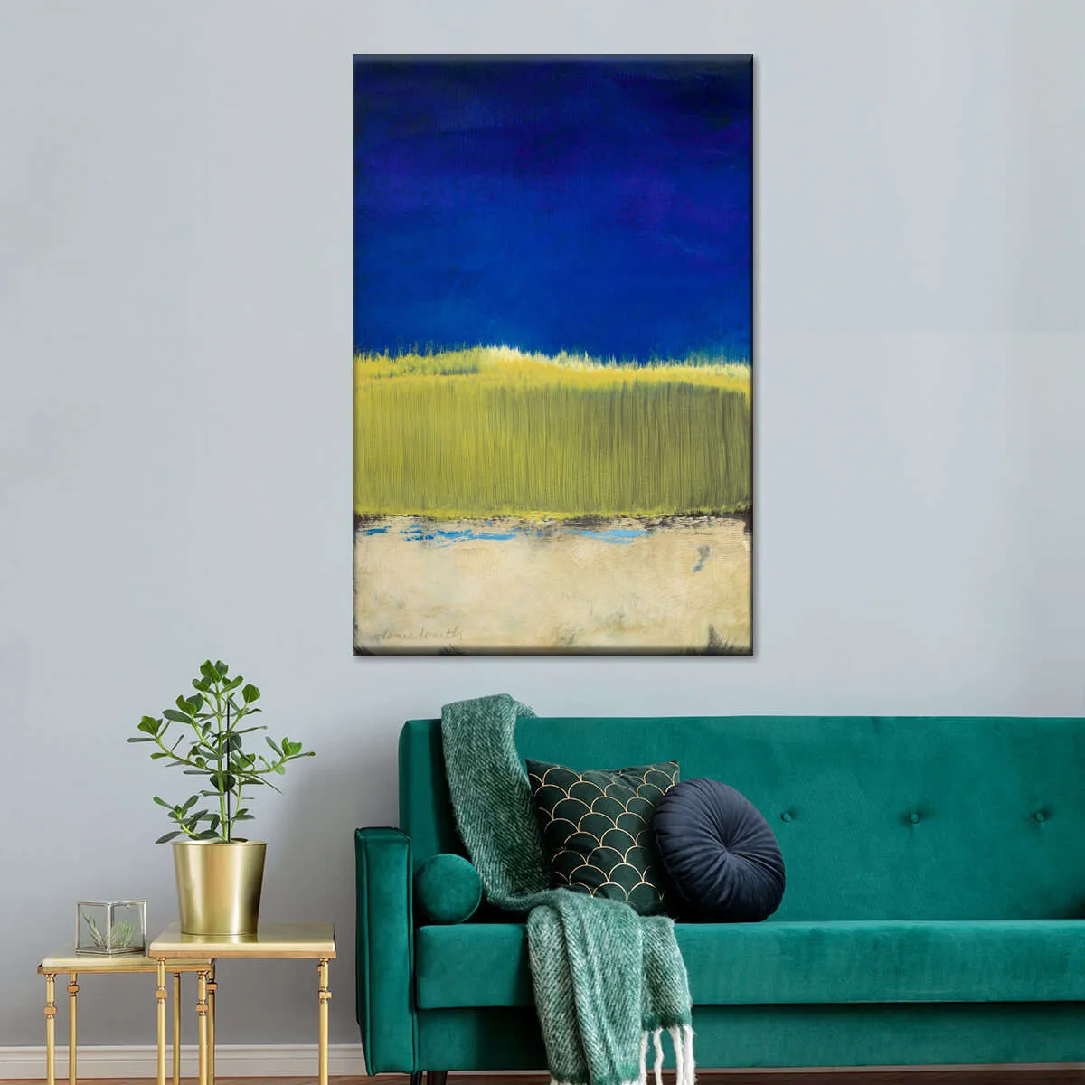 A Blue Lagoon I Wall Art