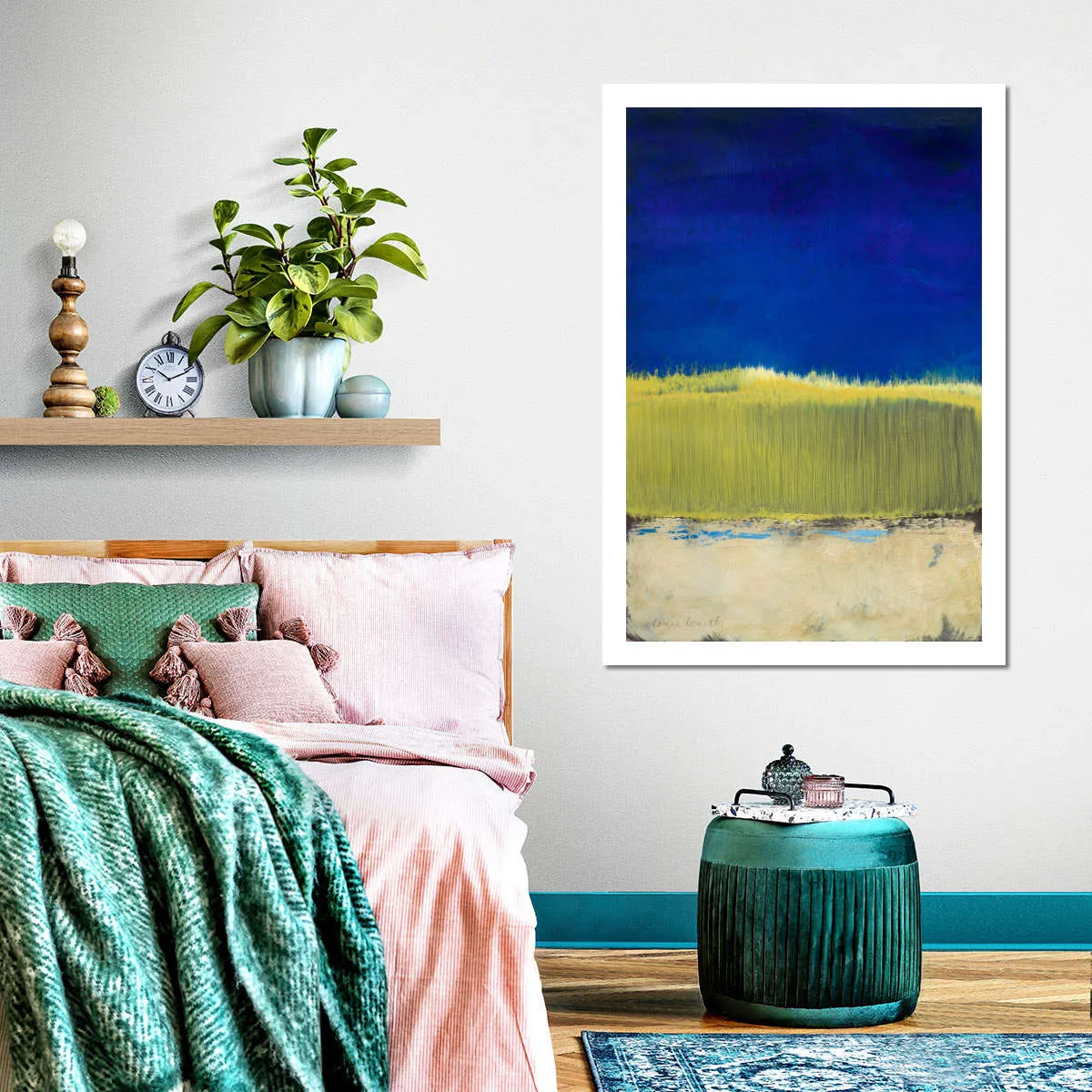 A Blue Lagoon I Wall Art