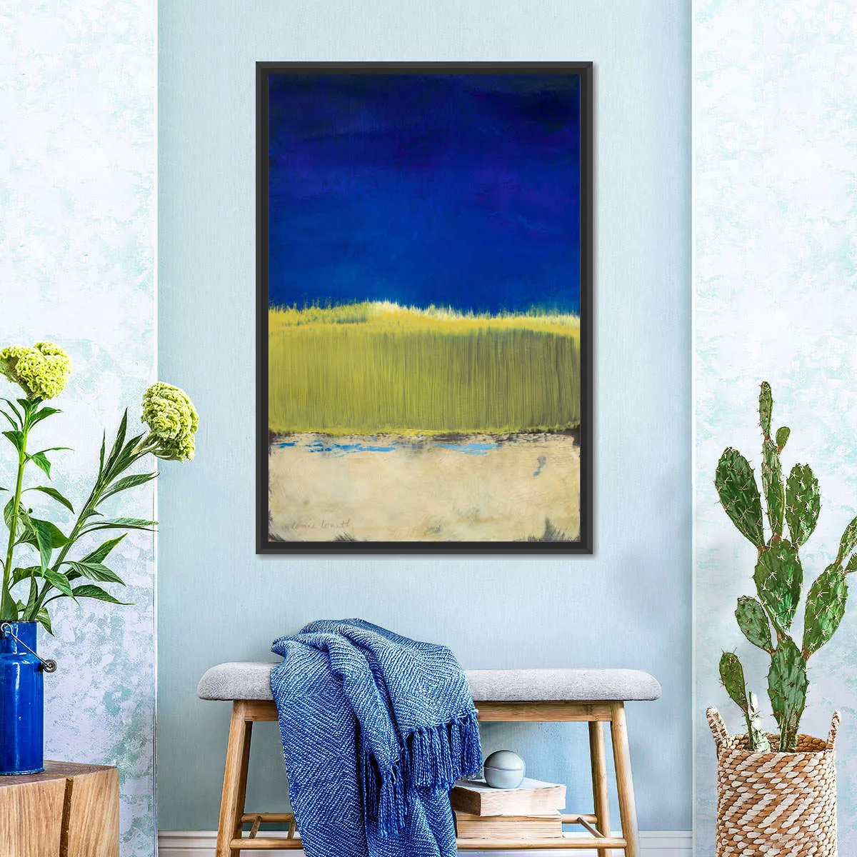 A Blue Lagoon I Wall Art