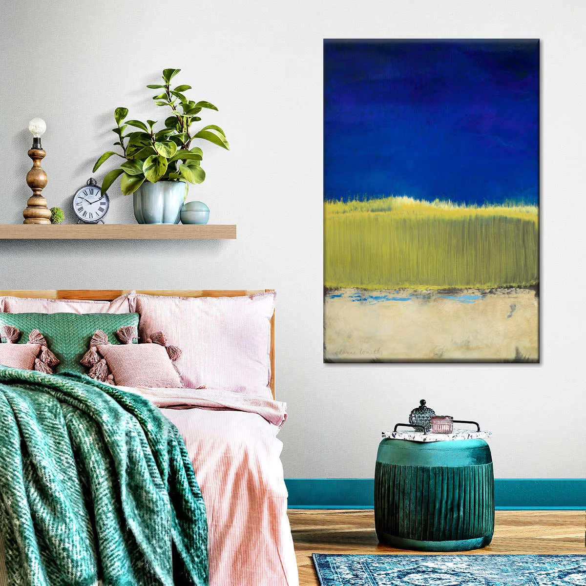 A Blue Lagoon I Wall Art