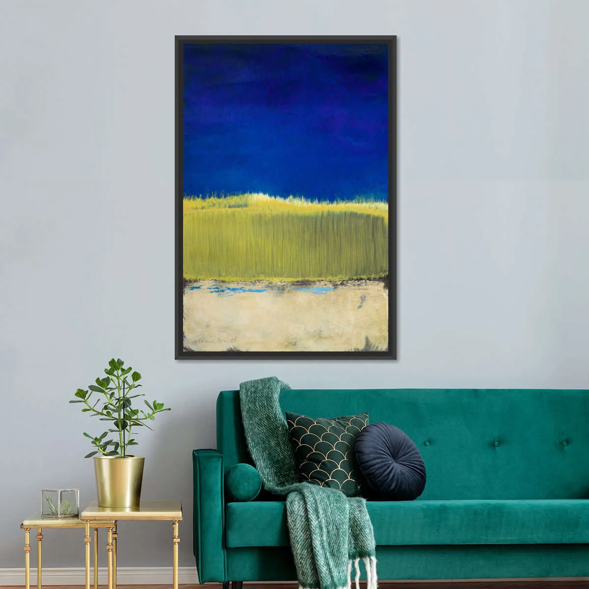 A Blue Lagoon I Wall Art