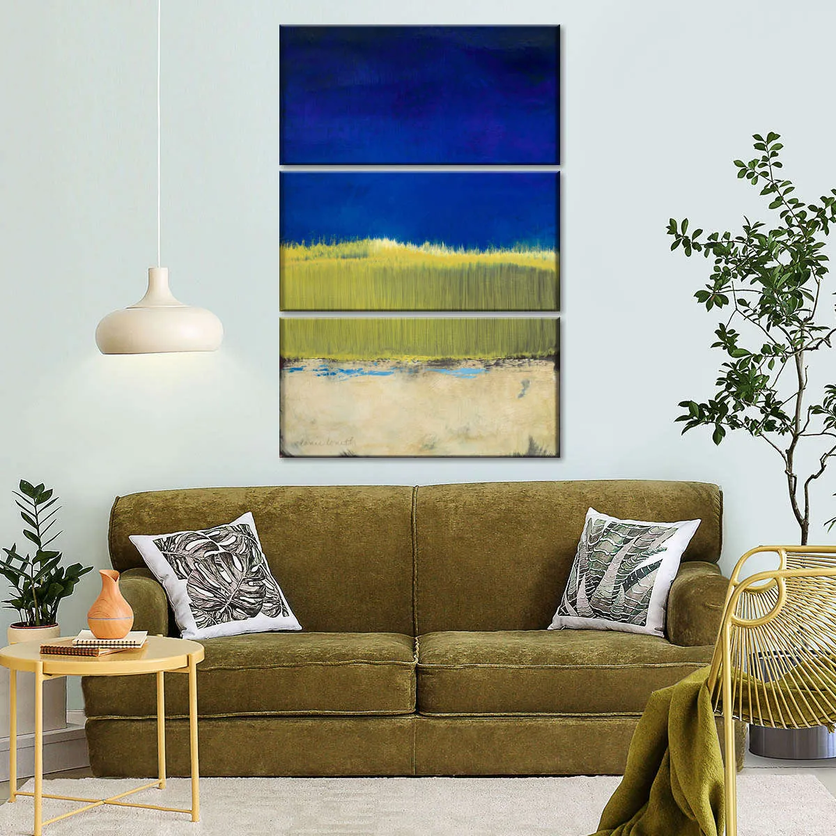 A Blue Lagoon I Wall Art