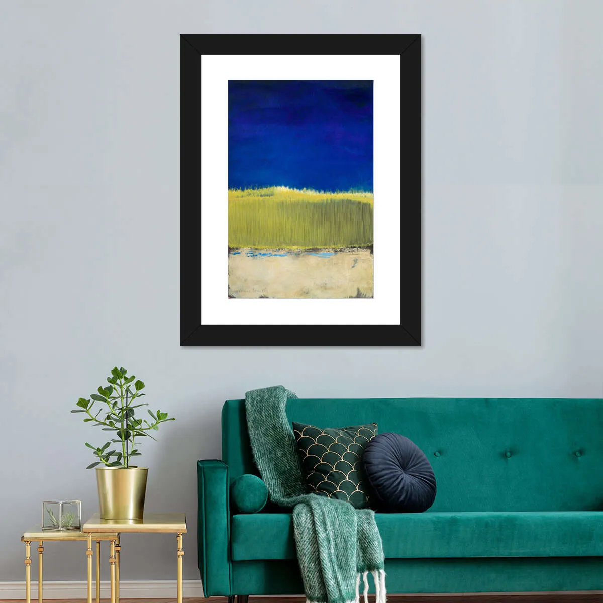 A Blue Lagoon I Wall Art