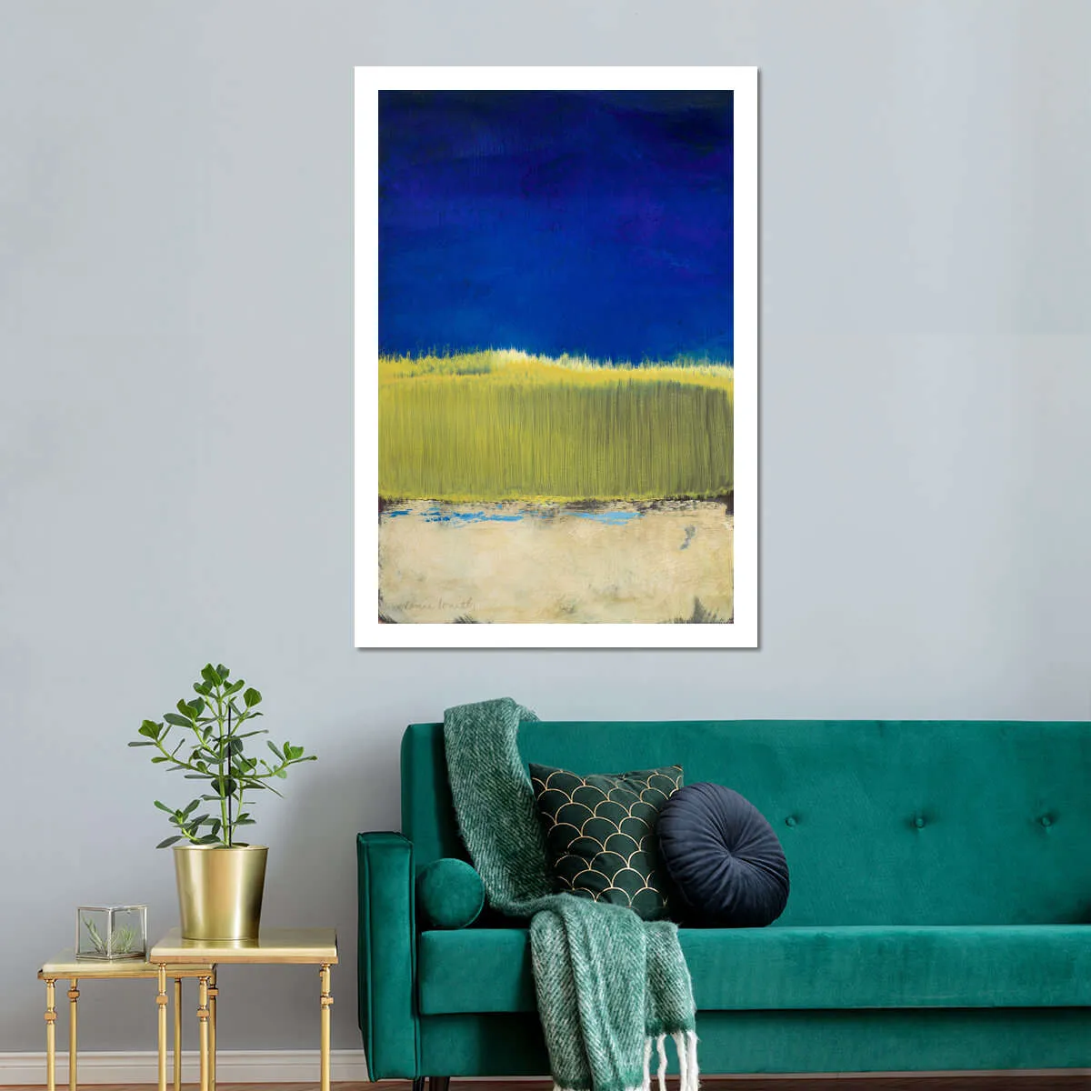 A Blue Lagoon I Wall Art