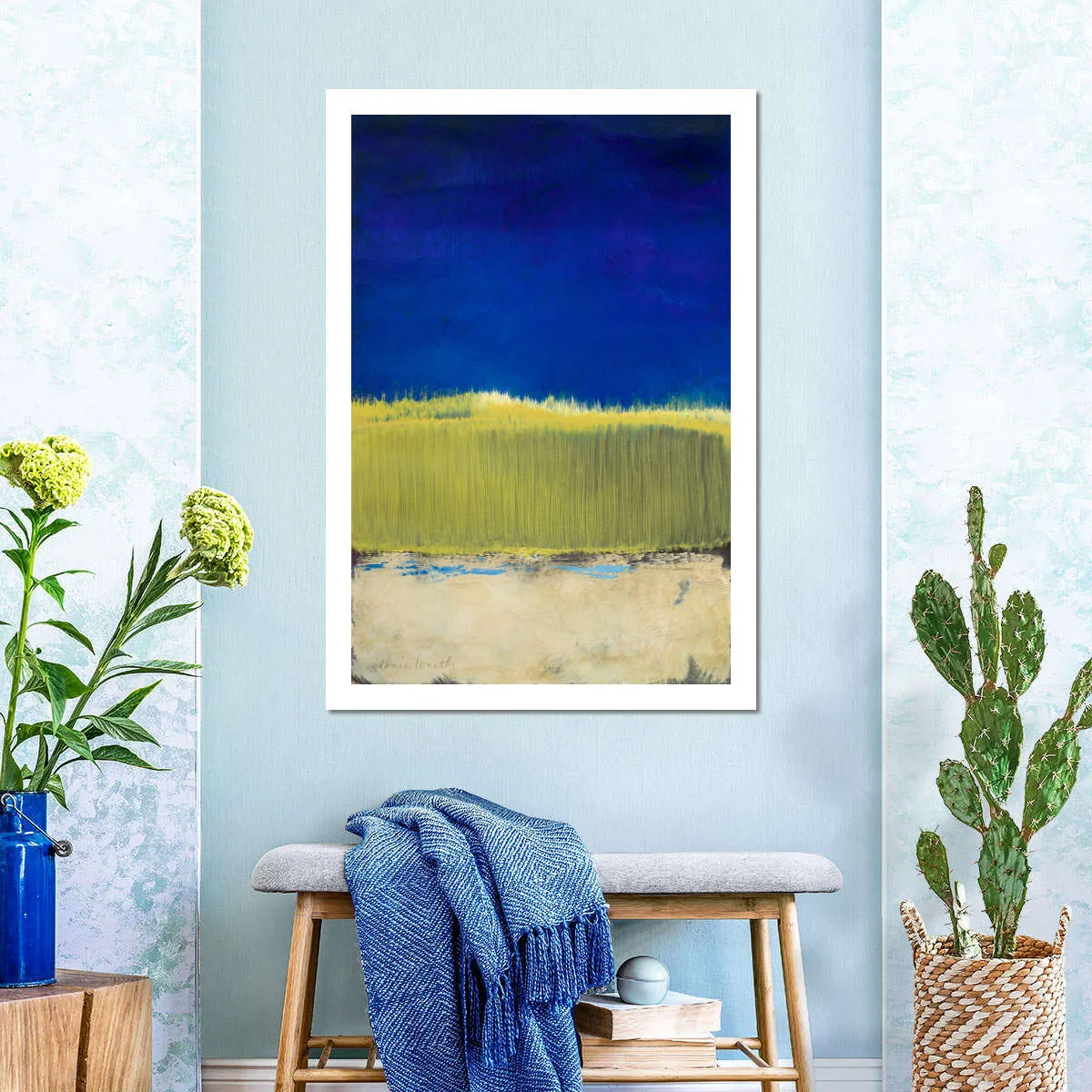 A Blue Lagoon I Wall Art