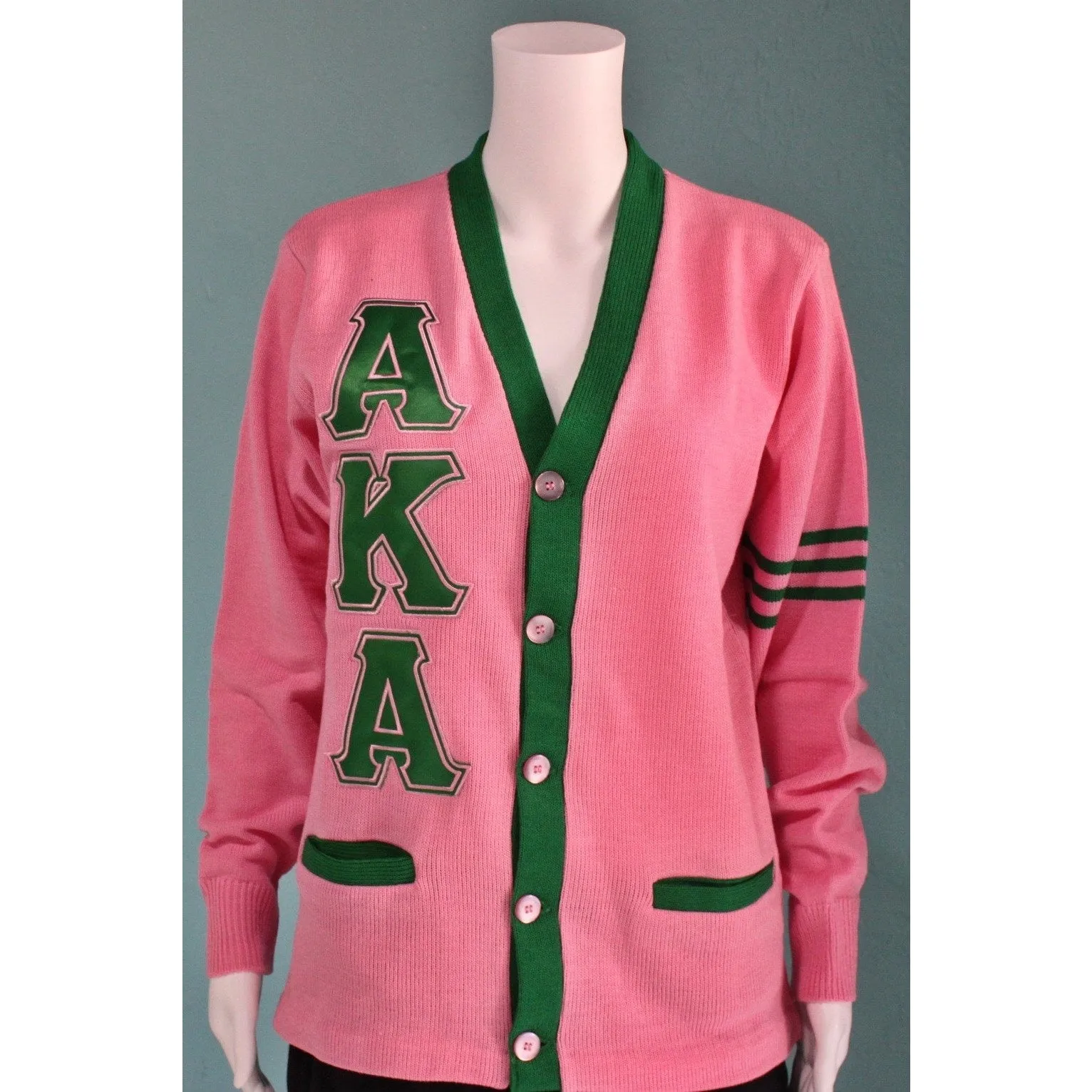 Alpha Kappa Alpha Two Tone Cardigan