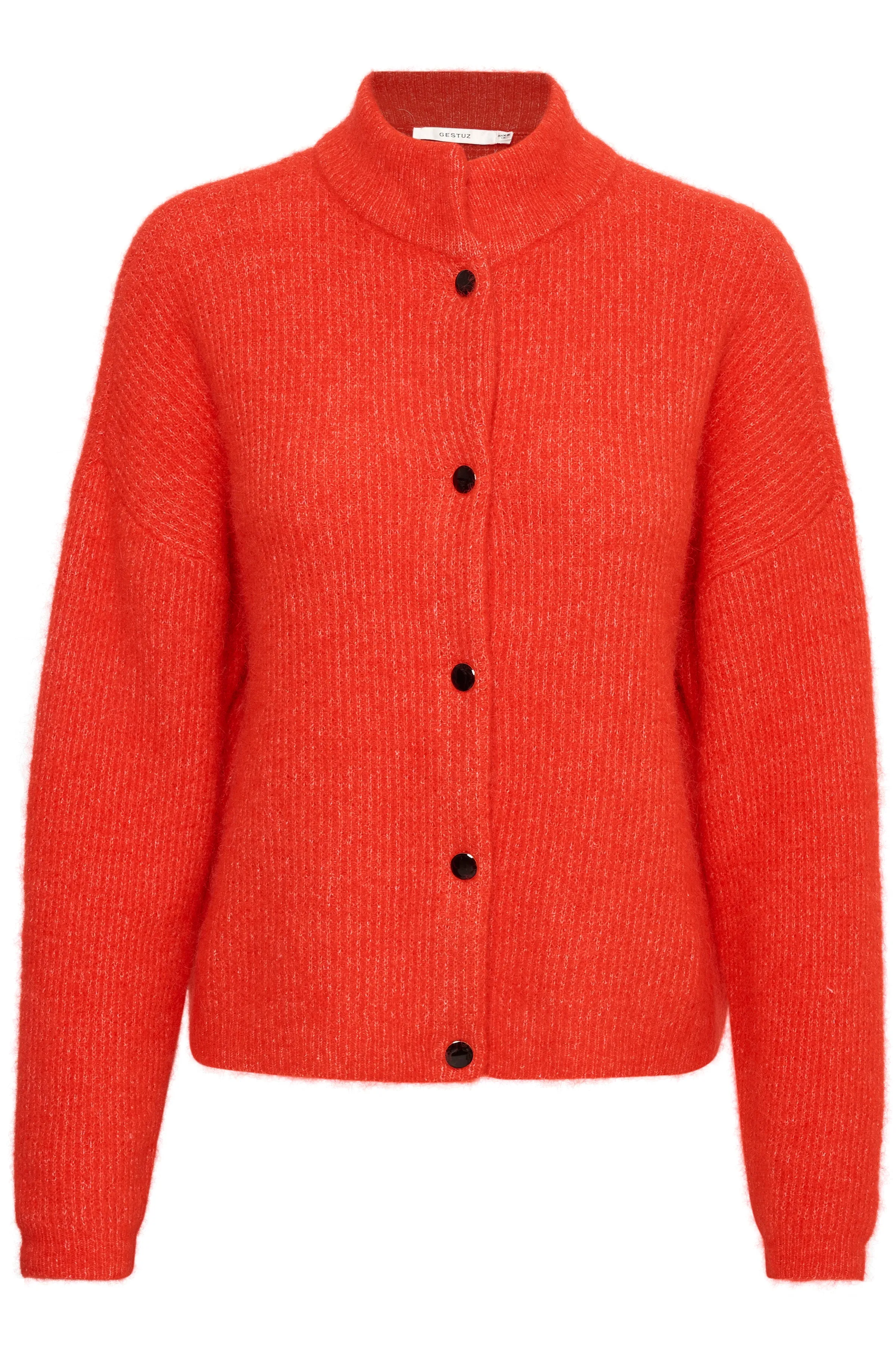 AlphaGZ Short Cardigan - Red Alert Melange