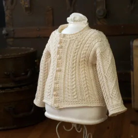 Aran Baby Cardigan Pattern