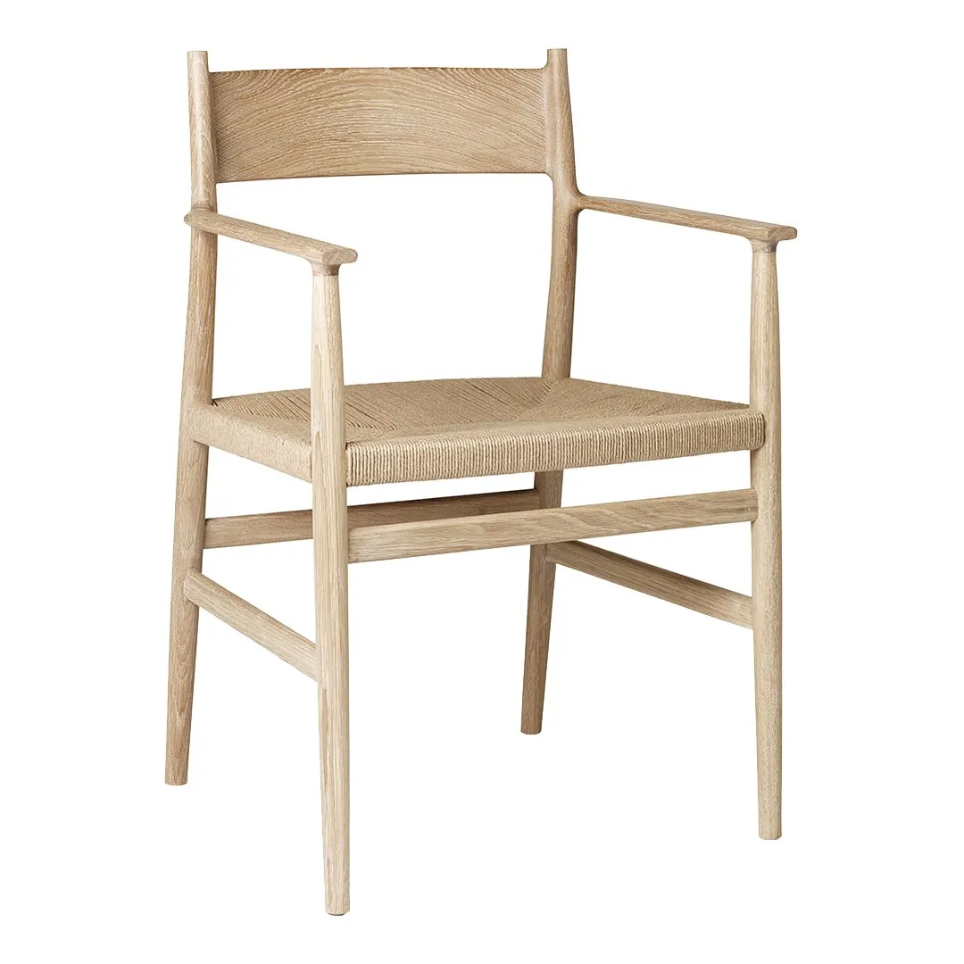 Arv Dining Armchair - Paper Cord Seat