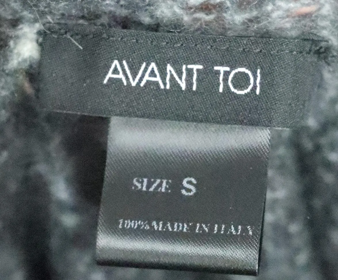 Avant Toi Grey Cashmere & Silk Cardigan sz 4