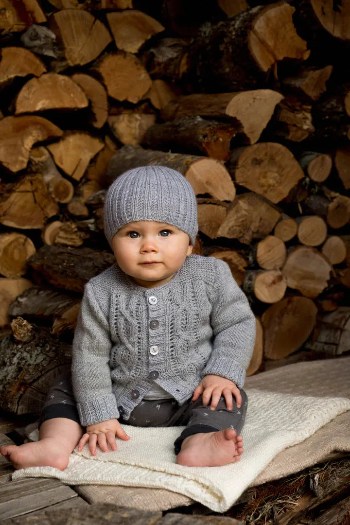 Baby Cakes Jasper Cardi & Hat Bc55 0-12Months Knitting Pattern