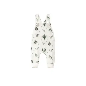 Baby Gauze Dungaree - Off-White