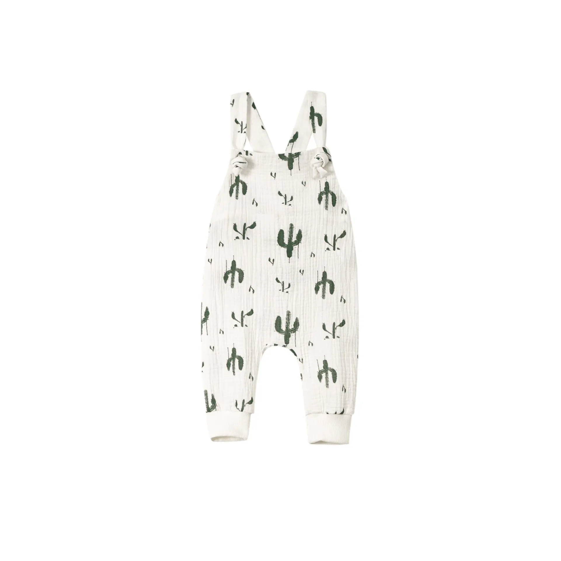 Baby Gauze Dungaree - Off-White