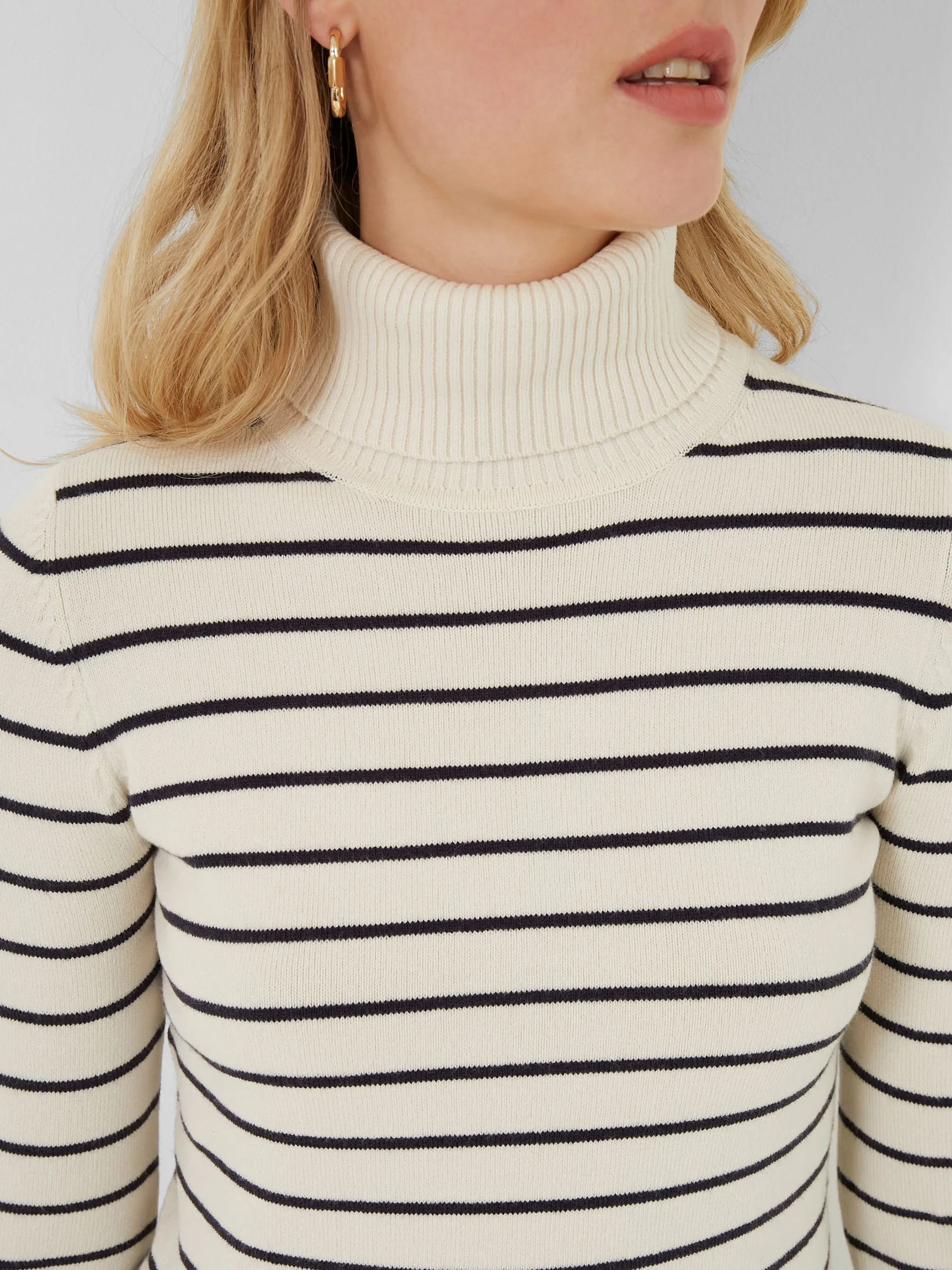 Babysoft Turtle Neck Stripe Jumper