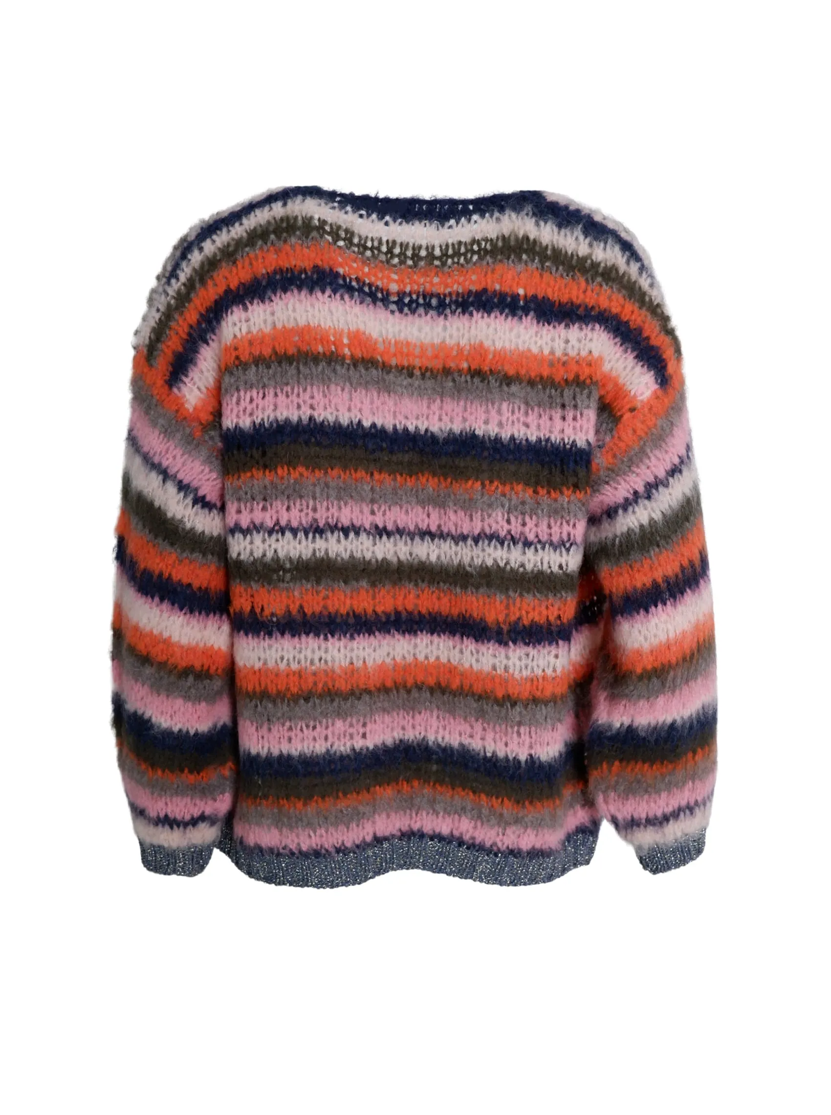 BCTANITA knit cardigan - Blue Terracotta