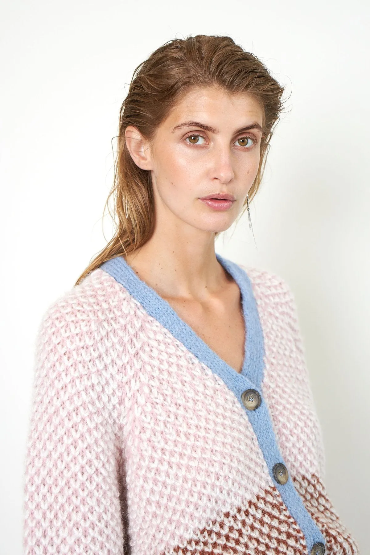 Berthe Knit Cardigan - Light Mahogany