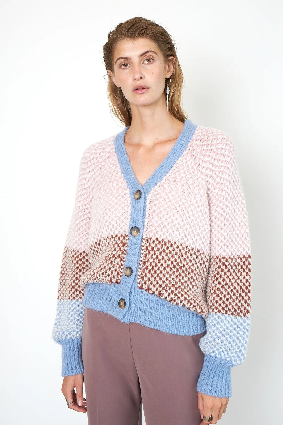 Berthe Knit Cardigan - Light Mahogany