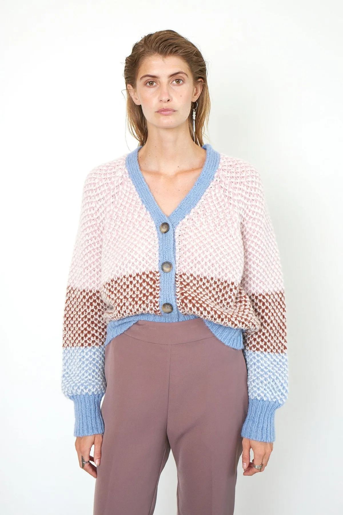 Berthe Knit Cardigan - Light Mahogany