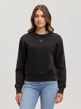 Black Logo Long Sleeve Jumper