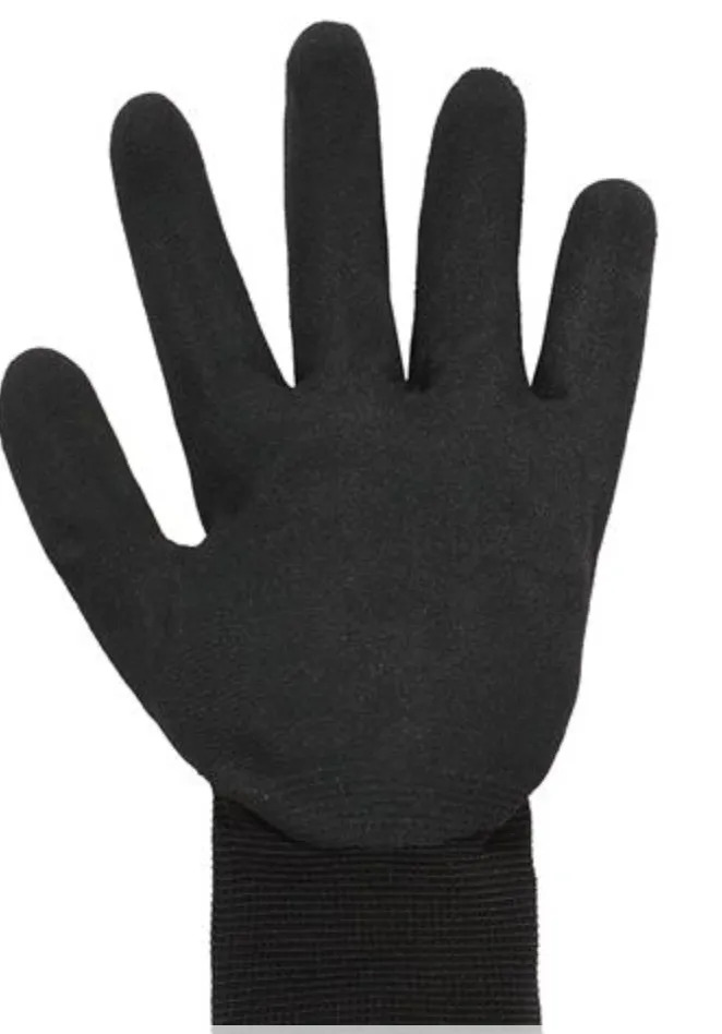 BLACK NITRILE BREATHABLE GLOVE