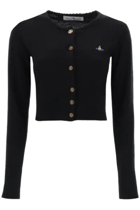 Black Vivienne Westwood Bea Cropped Cardigan