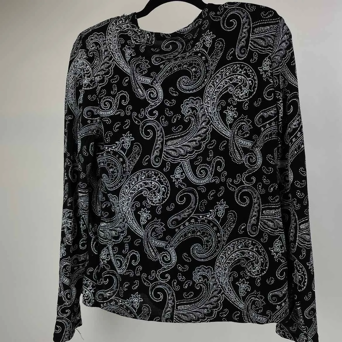 Blu Sage Size M Black/silver With Tank Sparkle Cardigan