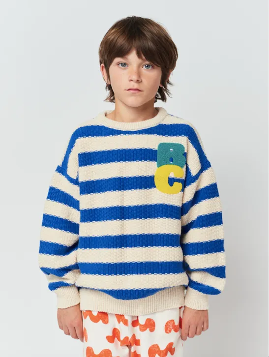 Bobo Choses Blue Stripes Jumper