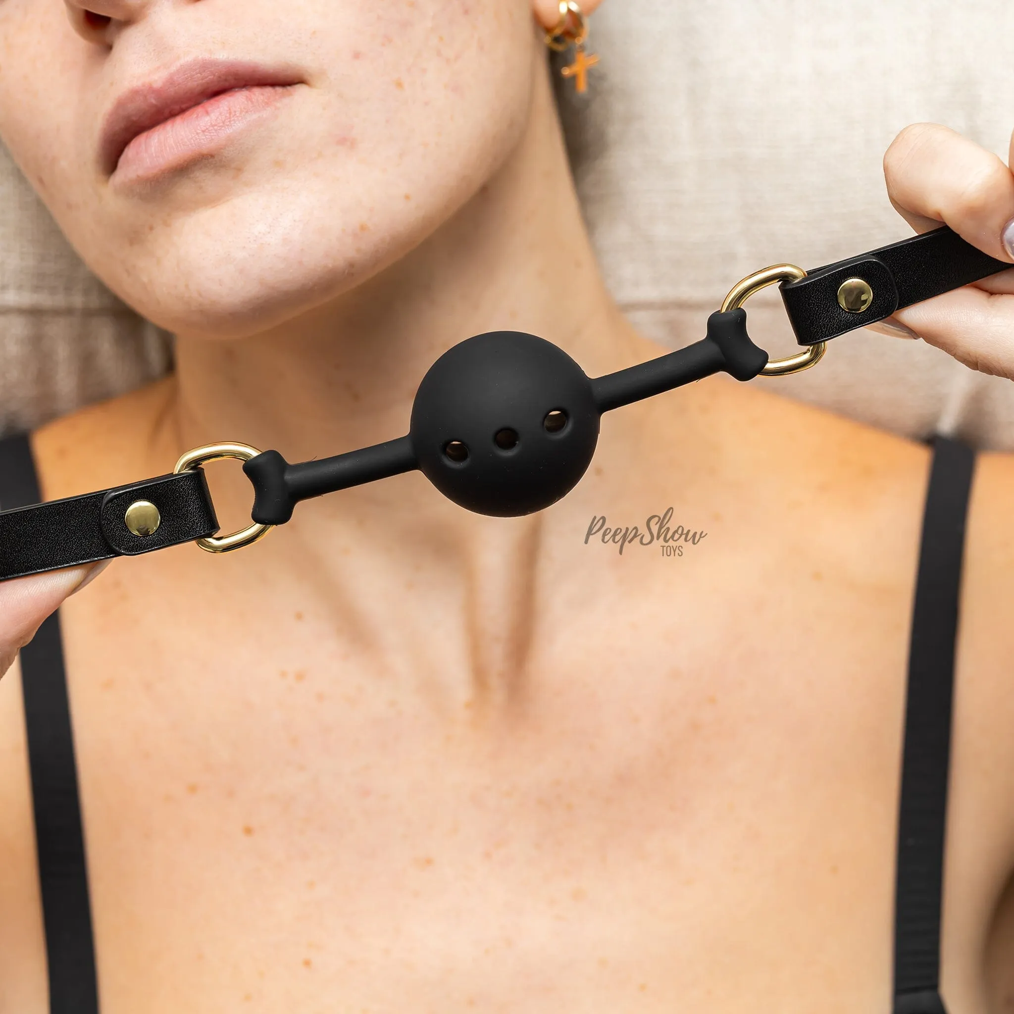 Breathable Silicone Ball Gag by Peepshow Toys