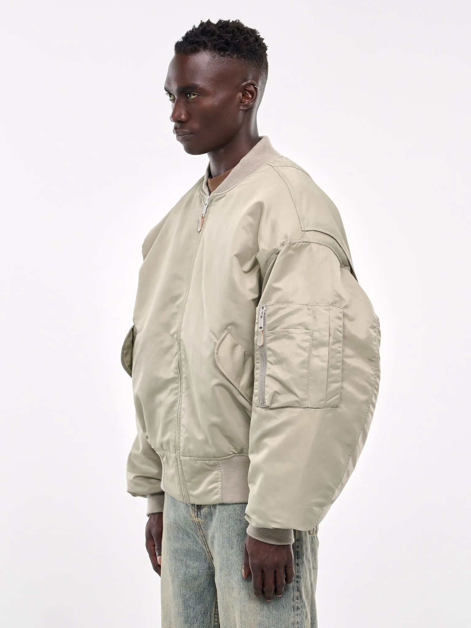 Broad Bomber Jacket (ES2540GR-GREY)