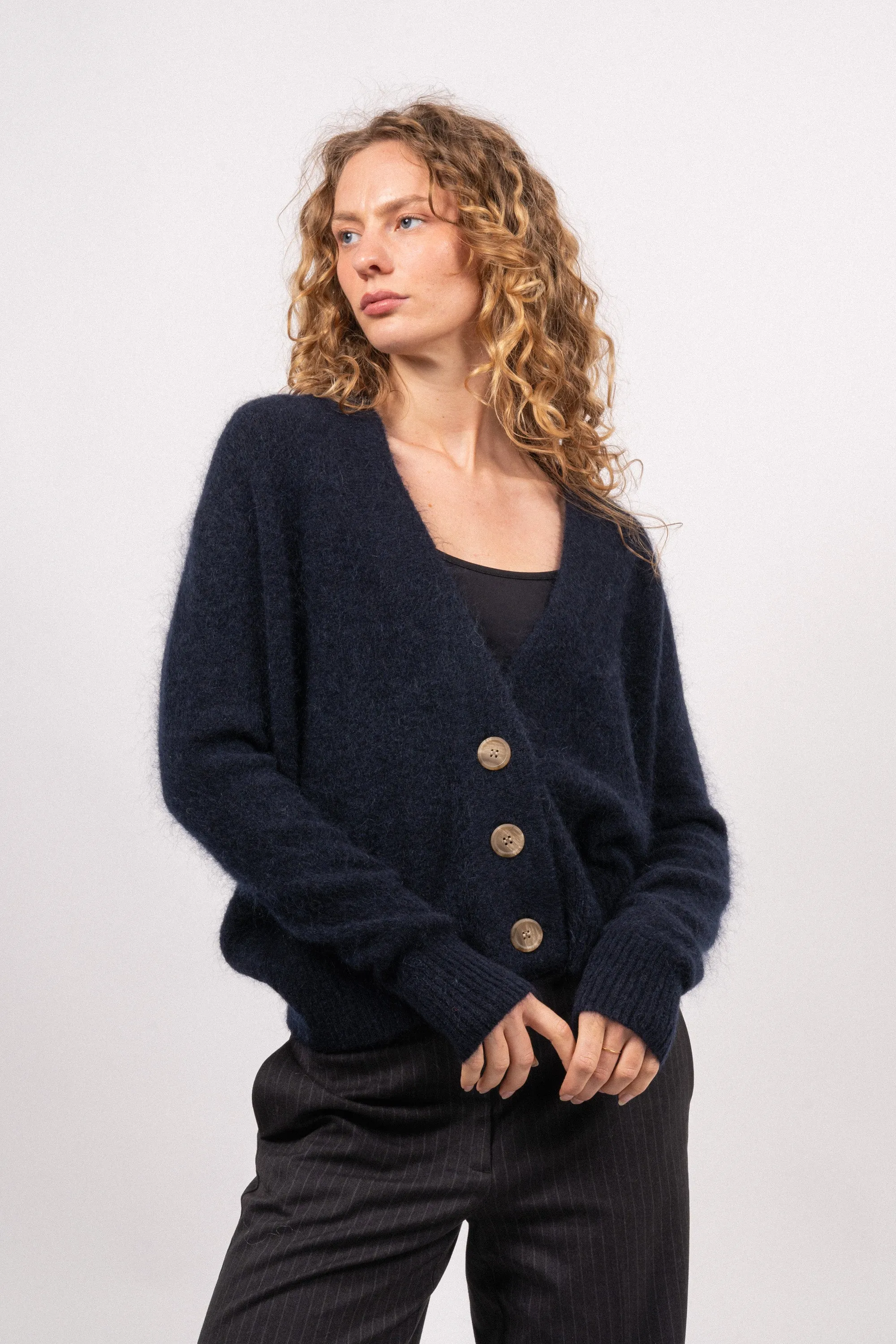 Brookline Knit Cardigan - Eclipse