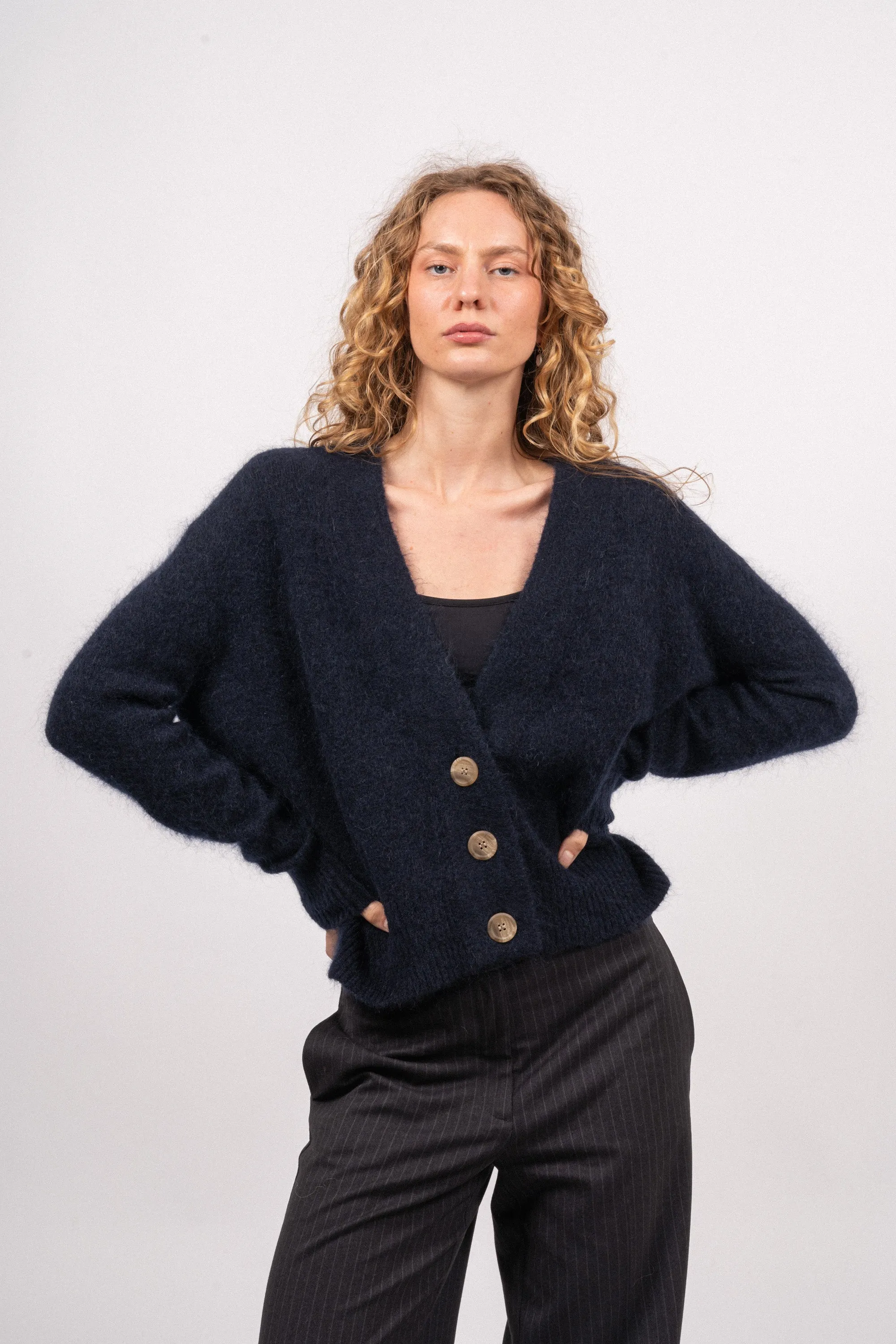 Brookline Knit Cardigan - Eclipse