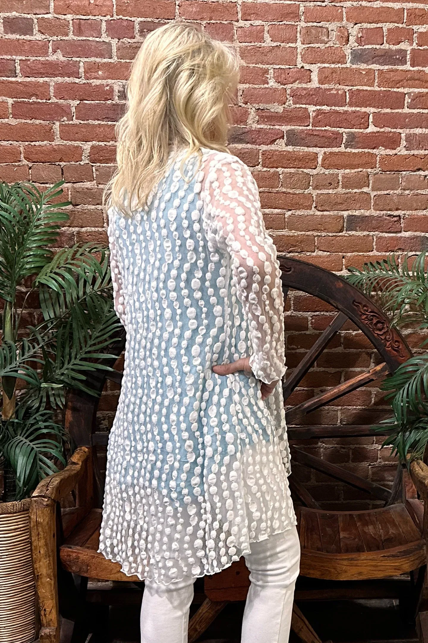 Bubble Lace Duster by Vine Street Apparel