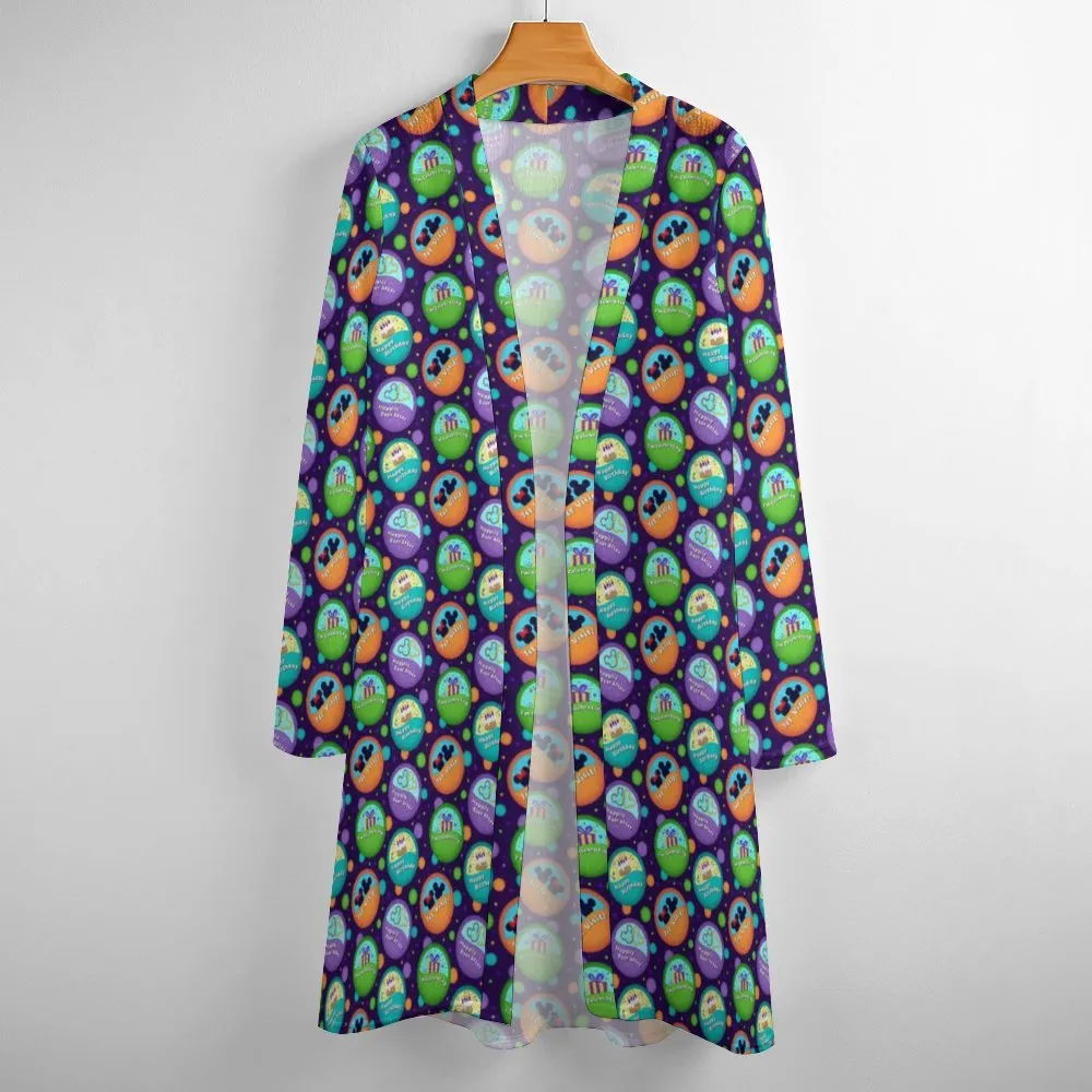 Button Collector Women's Mid-Length Cardigan