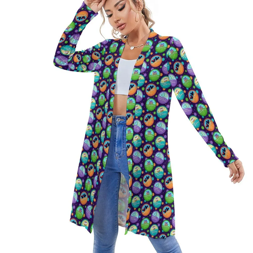 Button Collector Women's Mid-Length Cardigan