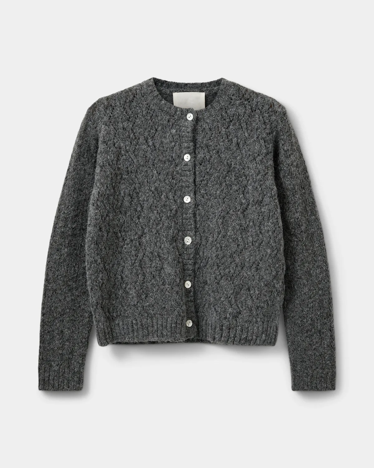 CADYSY CARDIGAN - Grey melange