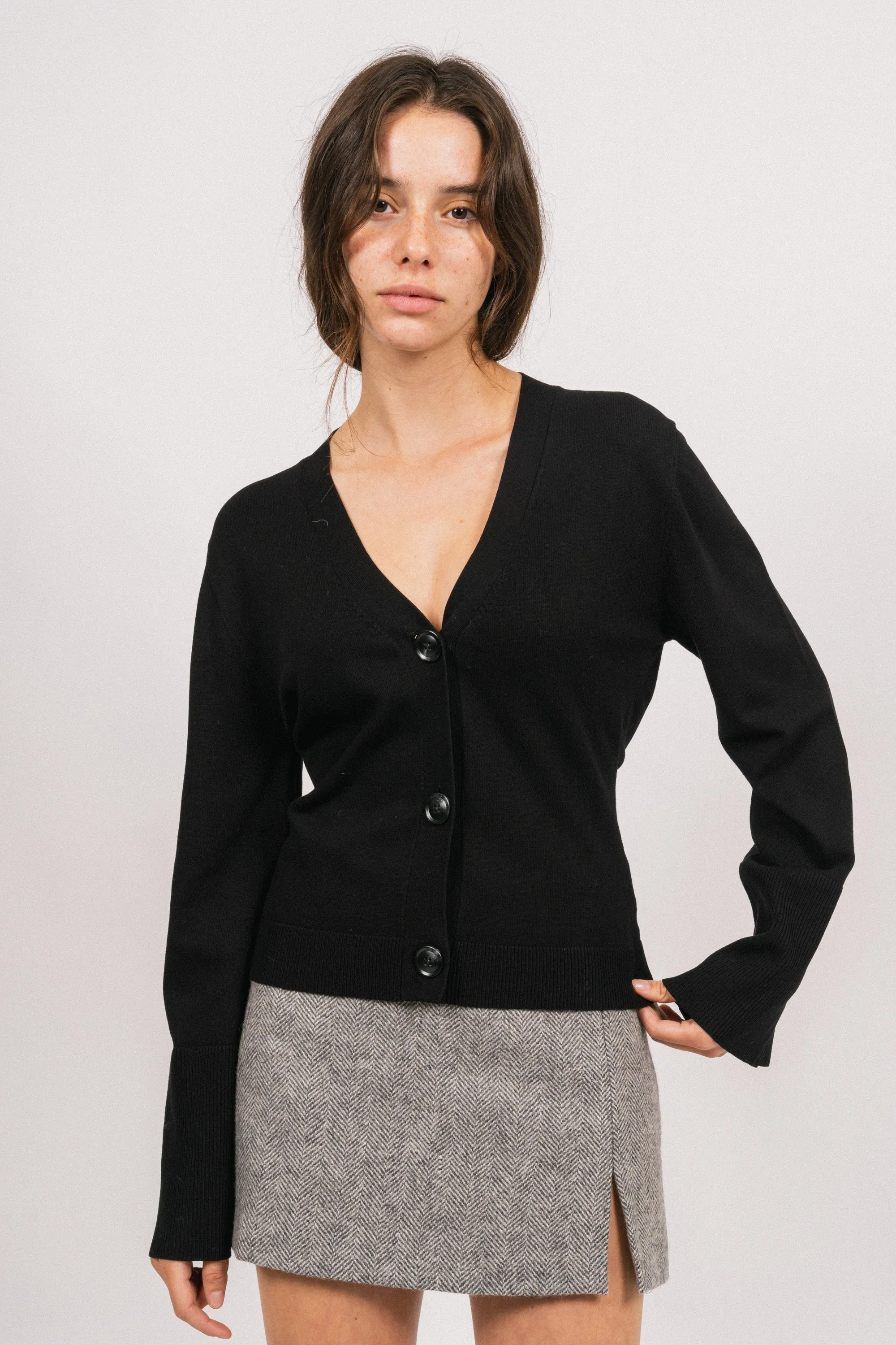 Camille Knit Cardigan - Black