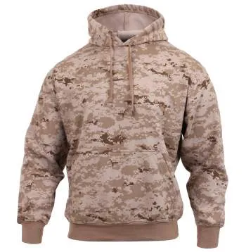 Camo Pullover Hooded Sweatshirt