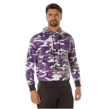 Camo Pullover Hooded Sweatshirt