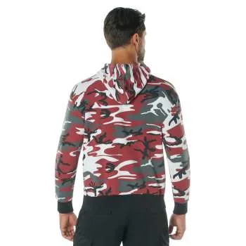 Camo Pullover Hooded Sweatshirt