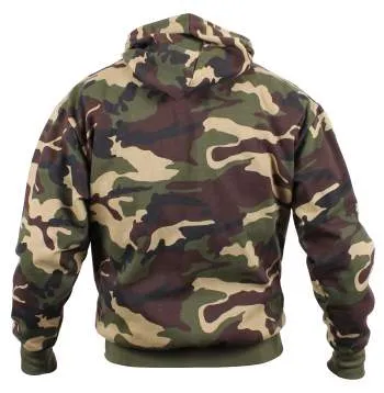 Camo Pullover Hooded Sweatshirt